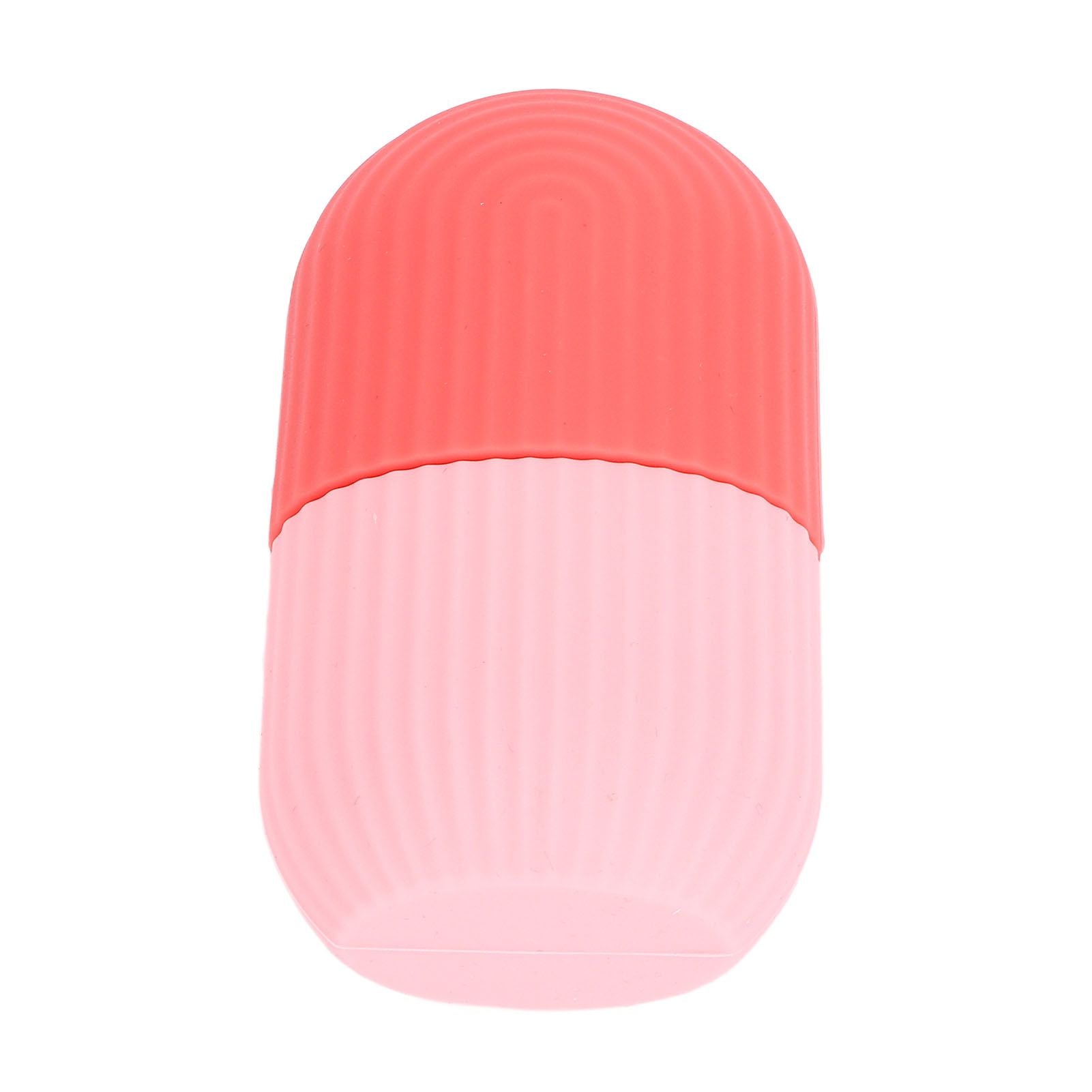 Face Icer Pain Relief Nonslip Grip Durable Silicone Easy Operation Ice Face Mold for Face Massage Skin Care Pink