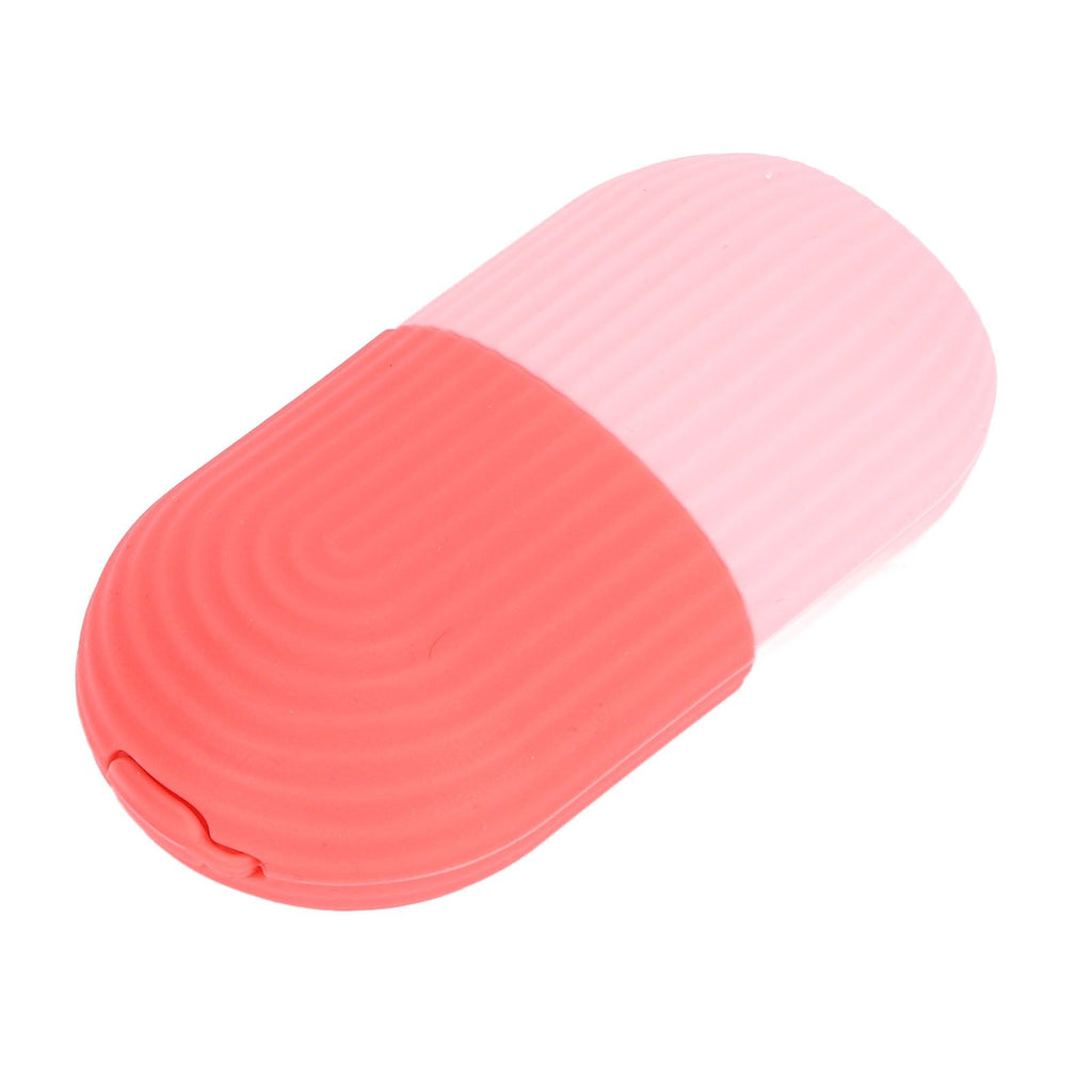 Face Icer Pain Relief Nonslip Grip Durable Silicone Easy Operation Ice Face Mold for Face Massage Skin Care Pink
