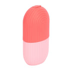 Face Icer Pain Relief Nonslip Grip Durable Silicone Easy Operation Ice Face Mold for Face Massage Skin Care Pink