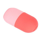 Face Icer Pain Relief Nonslip Grip Durable Silicone Easy Operation Ice Face Mold for Face Massage Skin Care Pink