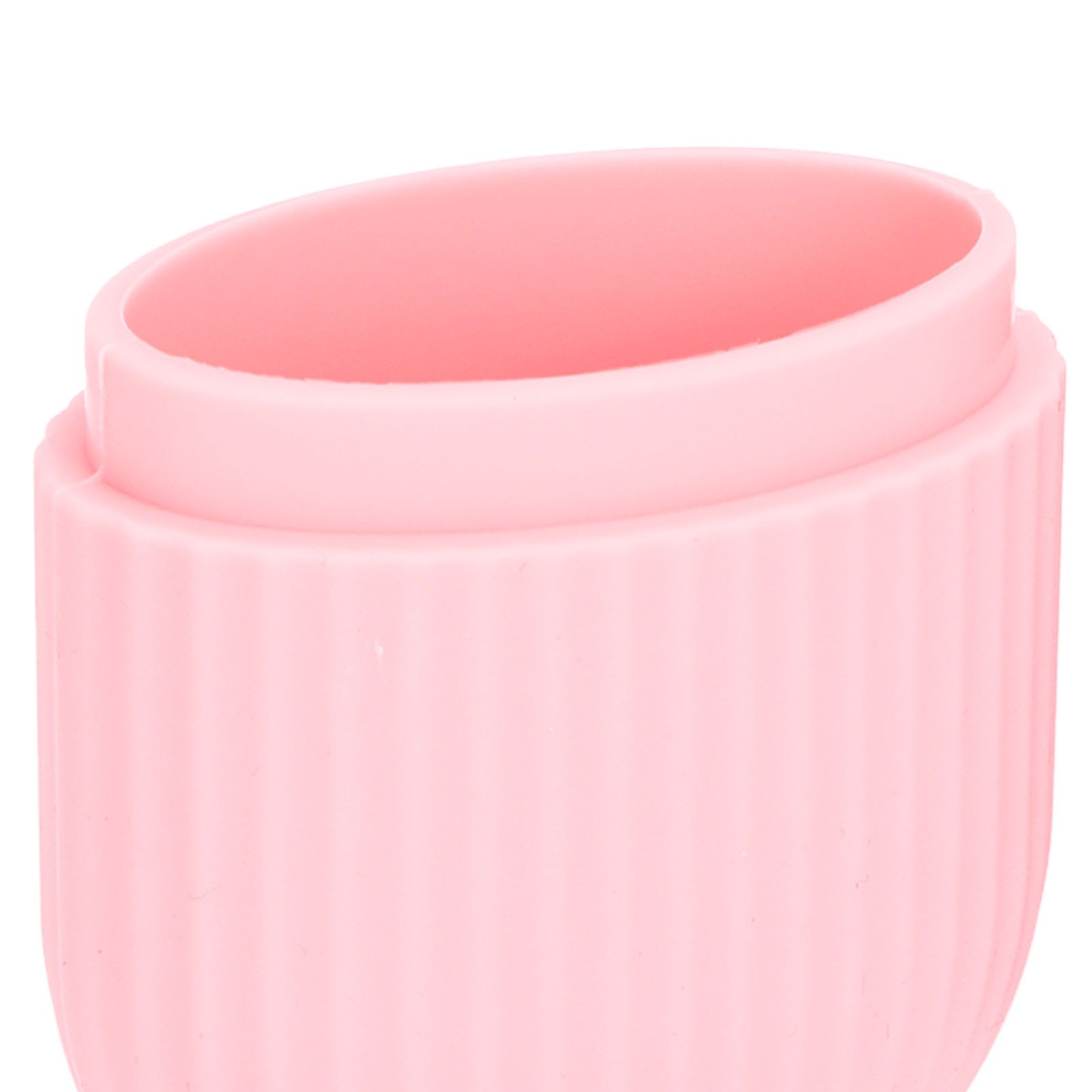 Face Icer Pain Relief Nonslip Grip Durable Silicone Easy Operation Ice Face Mold for Face Massage Skin Care Pink
