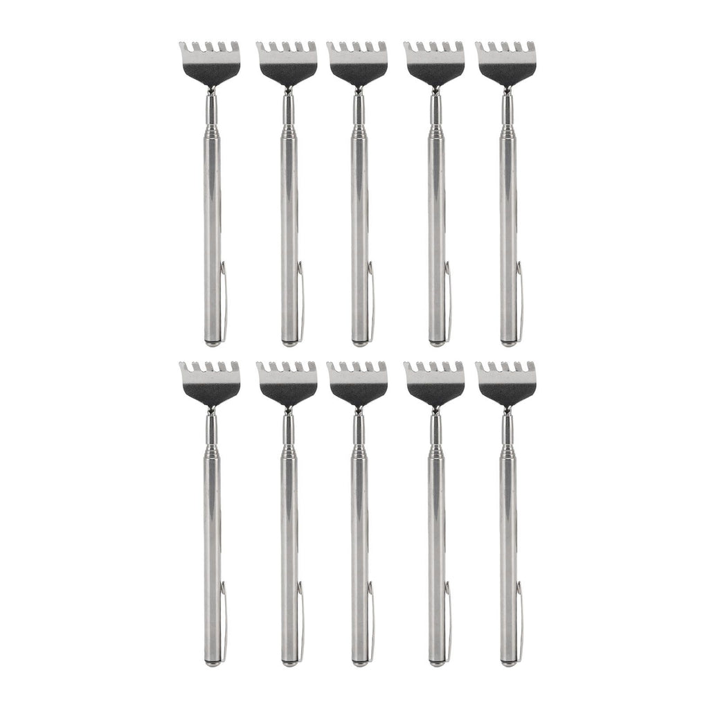 10pcs Back Scratcher Extendable Mini Portable Foldable Back Scratcher Telescoping with Pocket Clip for Relieve Itching