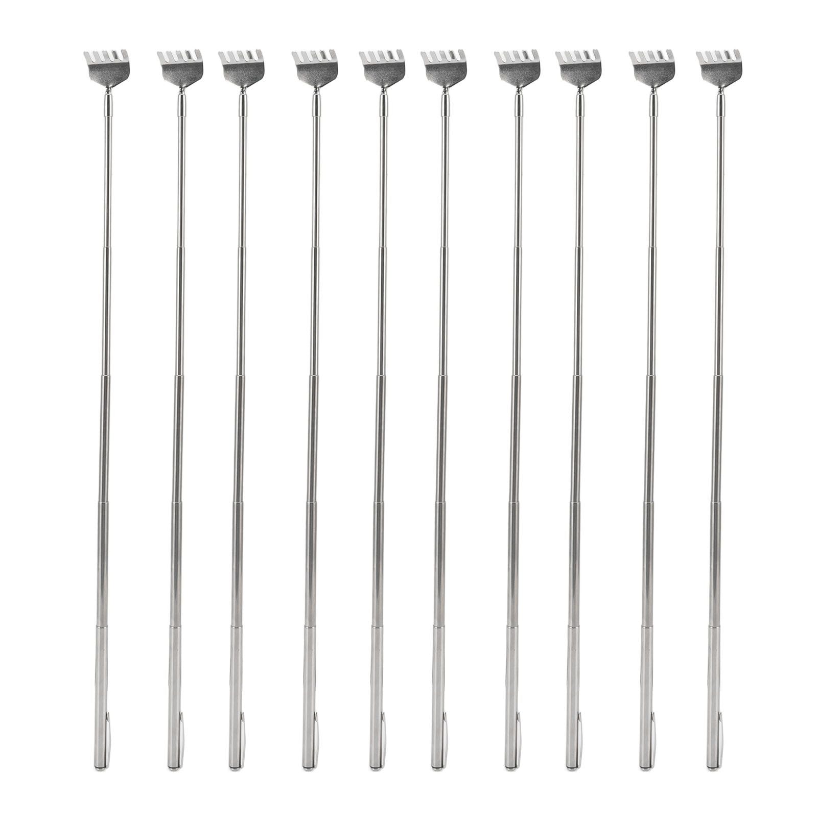 10pcs Back Scratcher Extendable Mini Portable Foldable Back Scratcher Telescoping with Pocket Clip for Relieve Itching