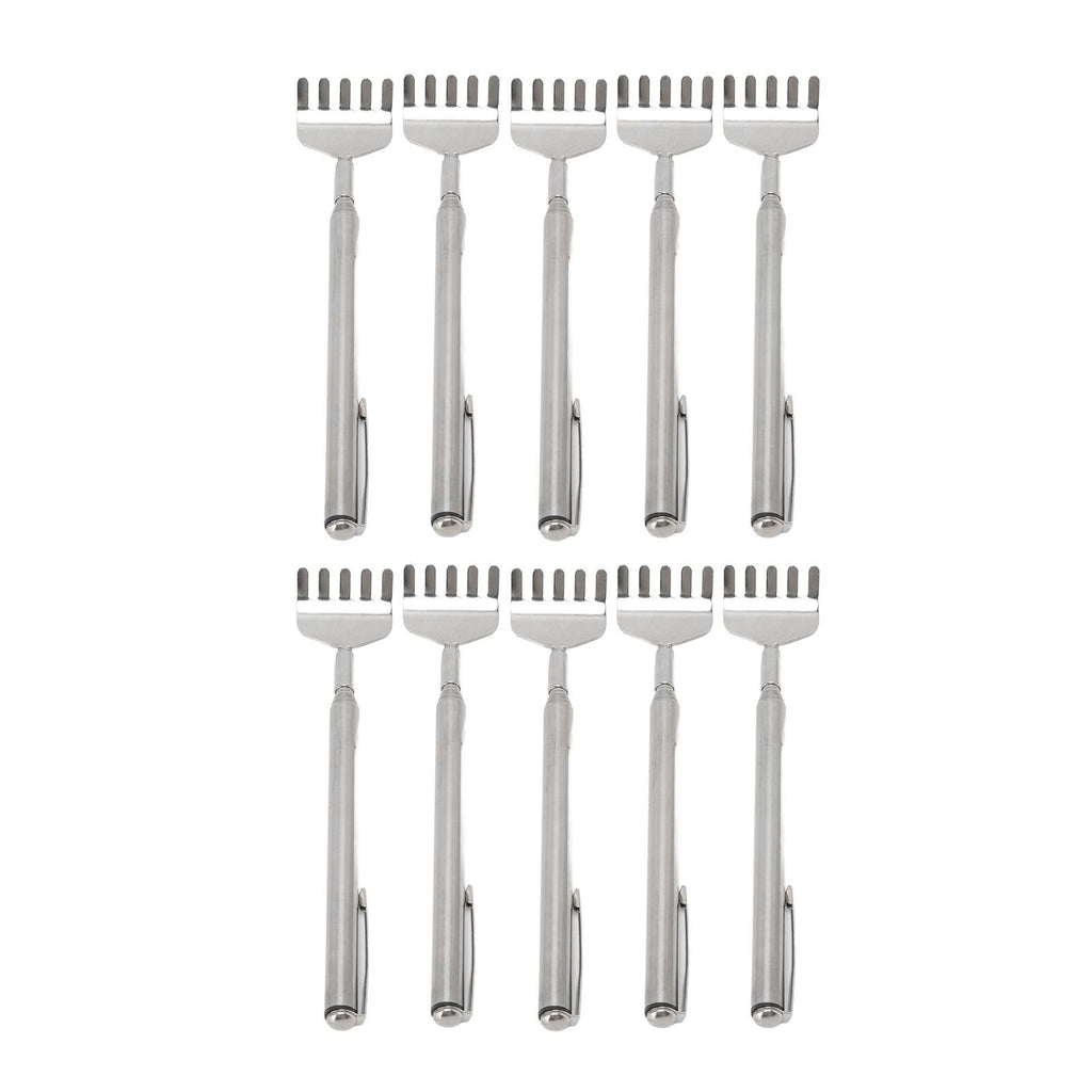 10pcs Back Scratcher Extendable Mini Portable Foldable Back Scratcher Telescoping with Pocket Clip for Relieve Itching