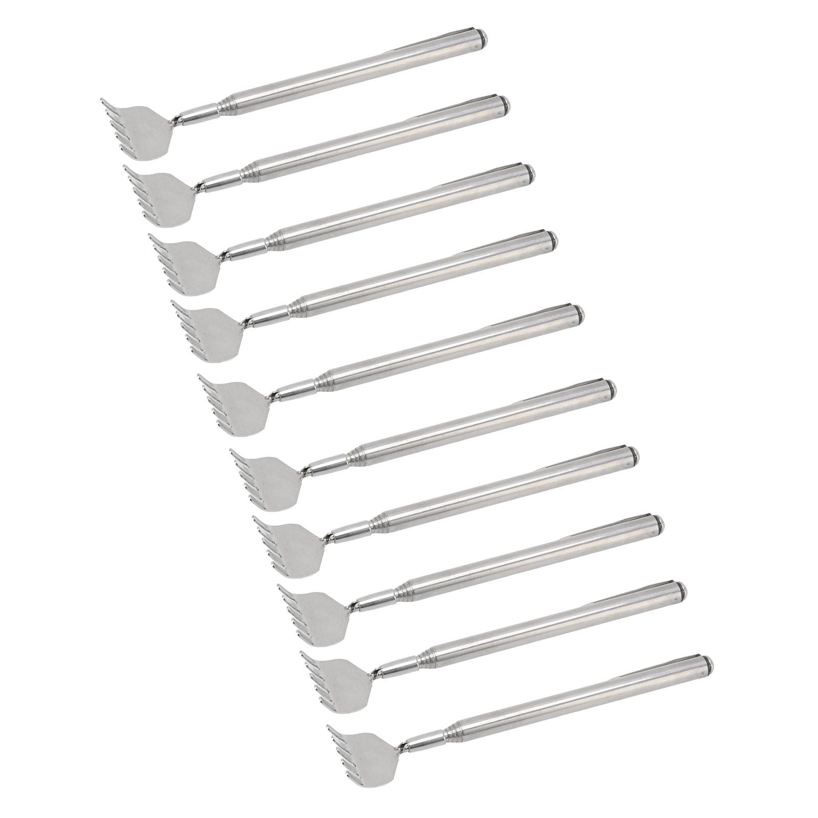 10pcs Back Scratcher Extendable Mini Portable Foldable Back Scratcher Telescoping with Pocket Clip for Relieve Itching