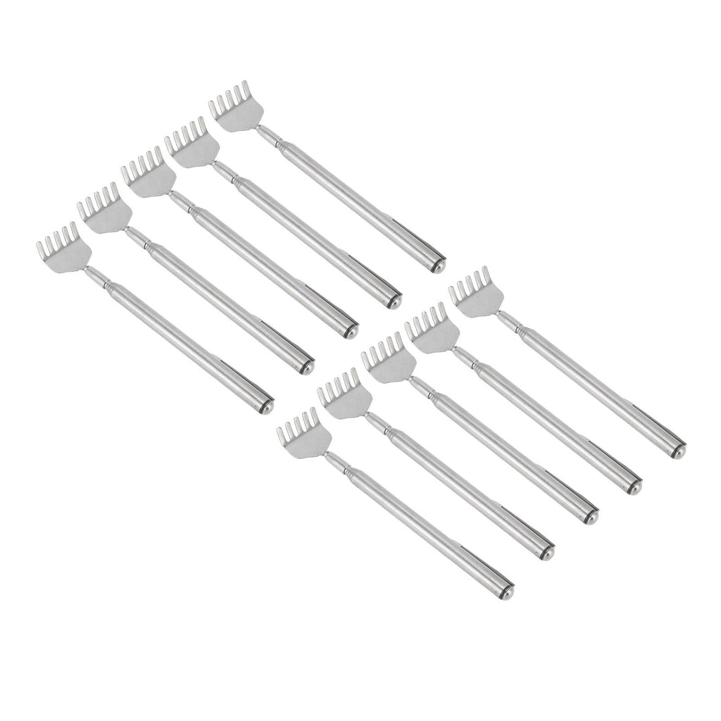 10pcs Back Scratcher Extendable Mini Portable Foldable Back Scratcher Telescoping with Pocket Clip for Relieve Itching