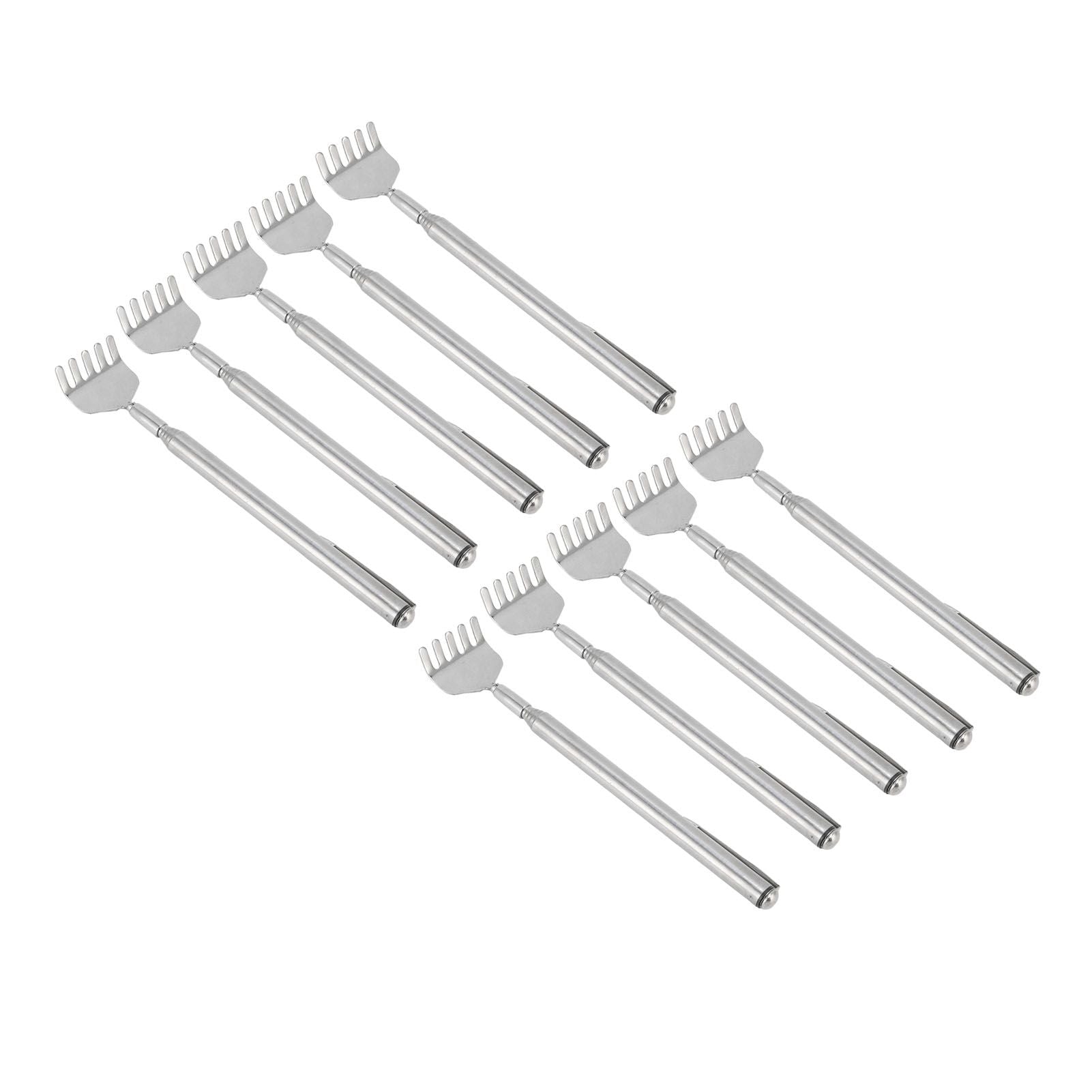10pcs Back Scratcher Extendable Mini Portable Foldable Back Scratcher Telescoping with Pocket Clip for Relieve Itching