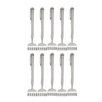 10pcs Back Scratcher Extendable Mini Portable Foldable Back Scratcher Telescoping with Pocket Clip for Relieve Itching