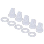 D Coupler Gas Check Valve Beer Line Washer Gasket No Leakage Odorless Beer Keg Coupler Accessories for Sankey Coupler