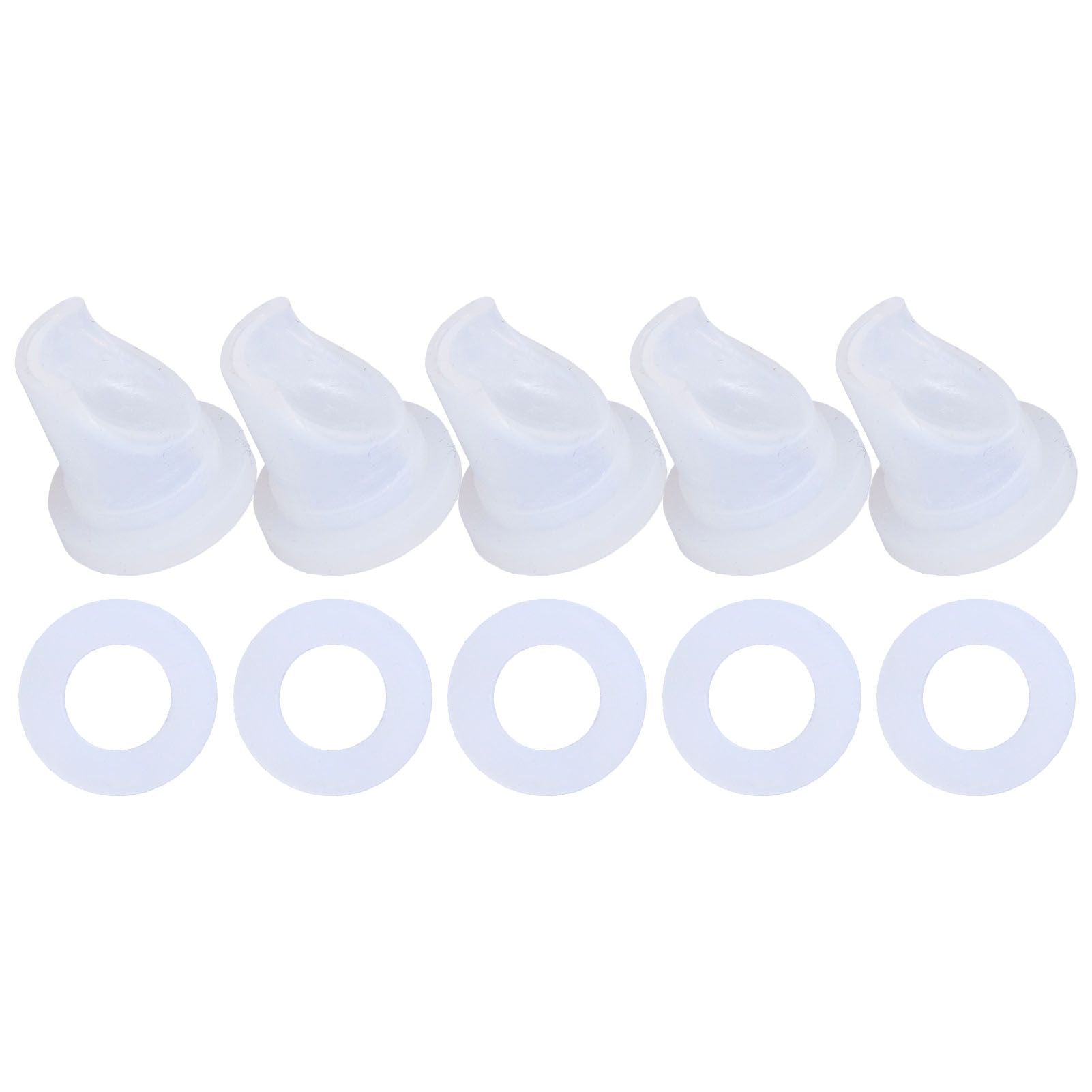 D Coupler Gas Check Valve Beer Line Washer Gasket No Leakage Odorless Beer Keg Coupler Accessories for Sankey Coupler