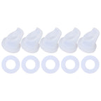 D Coupler Gas Check Valve Beer Line Washer Gasket No Leakage Odorless Beer Keg Coupler Accessories for Sankey Coupler