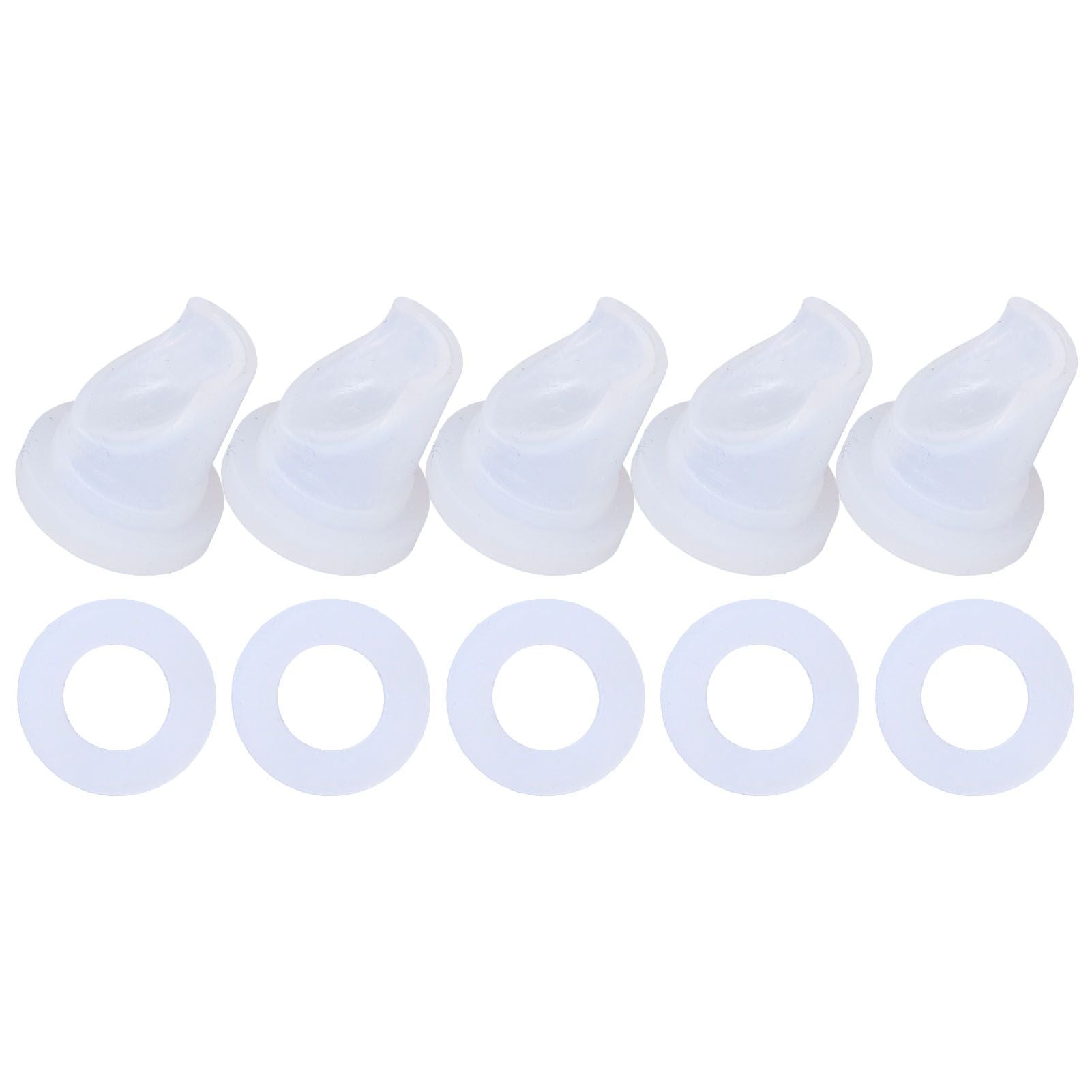 D Coupler Gas Check Valve Beer Line Washer Gasket No Leakage Odorless Beer Keg Coupler Accessories for Sankey Coupler