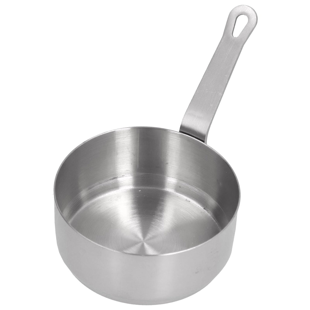 3pcs Sauce Cups Stainless Steel Sauce Dish with Handle for for Condiment Ketchup AppetizerSilver