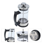 350ml Hand Brewing Coffee Press Pot Heat Resistant Coffee Tea Maker Pot Kettle for Home Office