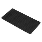 Silicone Insulation Pad Black Rectangle Heat Resisting Safe Handling Heat Insulation Pad for Kitchen