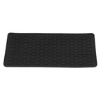 Silicone Insulation Pad Black Rectangle Heat Resisting Safe Handling Heat Insulation Pad for Kitchen