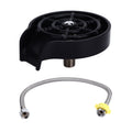 Cup Washer G1/2 Interface Quick Cleaning Detachable Kitchen Hotel Bar Wash Basin Press Glass Rinser for Bar Club Cup Washer with Hose