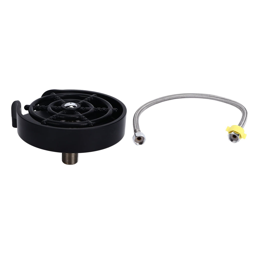 Cup Washer G1/2 Interface Quick Cleaning Detachable Kitchen Hotel Bar Wash Basin Press Glass Rinser for Bar Club Cup Washer with Hose