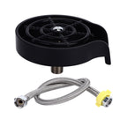 Cup Washer G1/2 Interface Quick Cleaning Detachable Kitchen Hotel Bar Wash Basin Press Glass Rinser for Bar Club Cup Washer with Hose