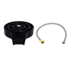 Cup Washer G1/2 Interface Quick Cleaning Detachable Kitchen Hotel Bar Wash Basin Press Glass Rinser for Bar Club Cup Washer with Hose