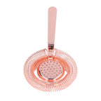 Bar Strainer Fine Filtering Professional Stainless Steel Cocktail Strainer for Bartending Restaurant Party Rose Golden