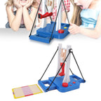 Figure Rotating Athlete Board Game ABS Low Noise Kids Board Game Toy for Home Party