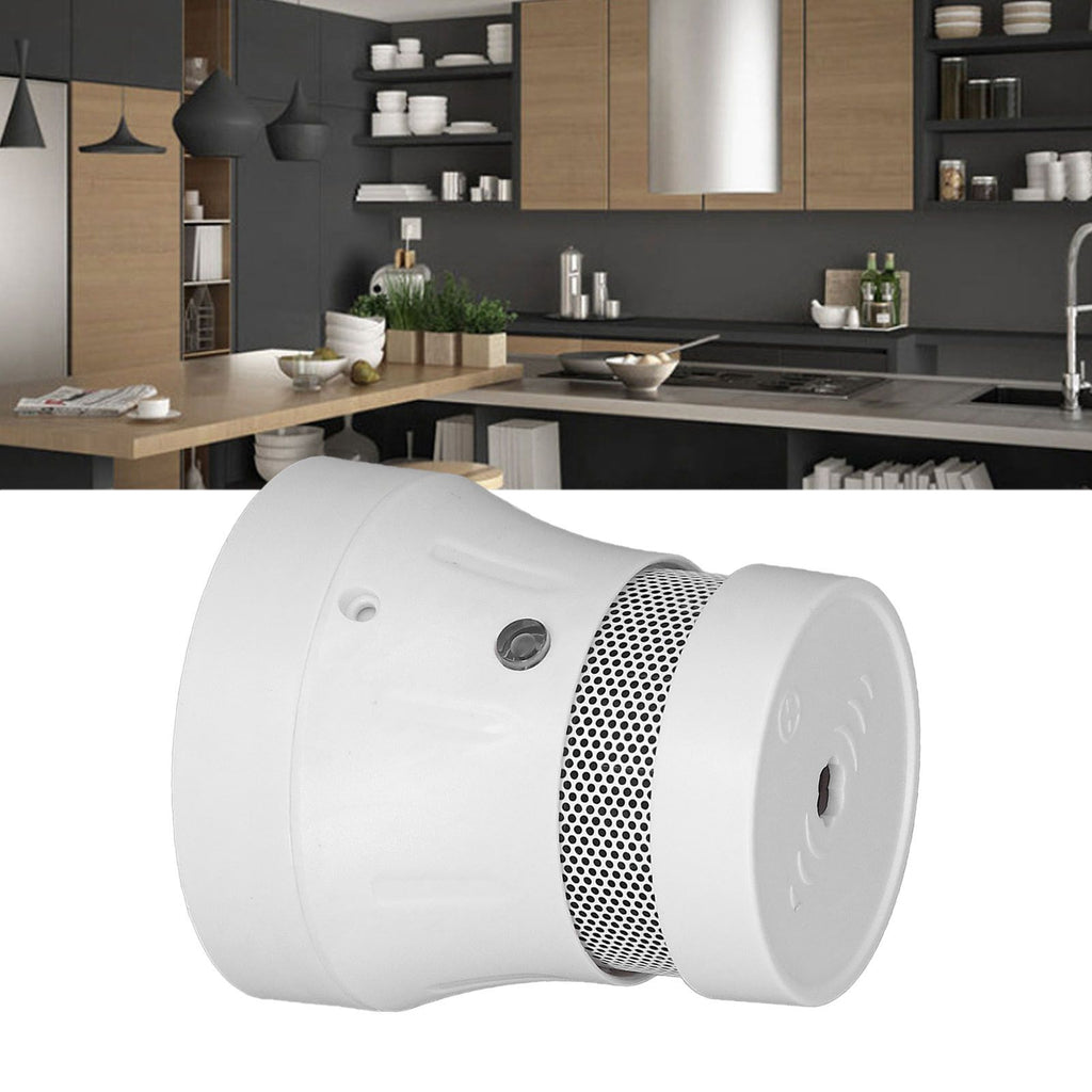 Smoke Detector ABS Intelligent Fire Alarm with Regular Self Check Button for Tuya for ZigBee