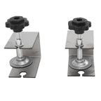 2pcs Drawer Front Installation Fixing Clamp Professional Easy Adjustment Drawer Front Mounting Clips for Woodworking