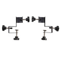 2 PCS Cabinet Drawer Installation Clamps Left Right Side Drawer Jig Rocker Arm Cabinet Front Drawer Woodworking Clamps Black