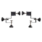 2 PCS Cabinet Drawer Installation Clamps Left Right Side Drawer Jig Rocker Arm Cabinet Front Drawer Woodworking Clamps Black