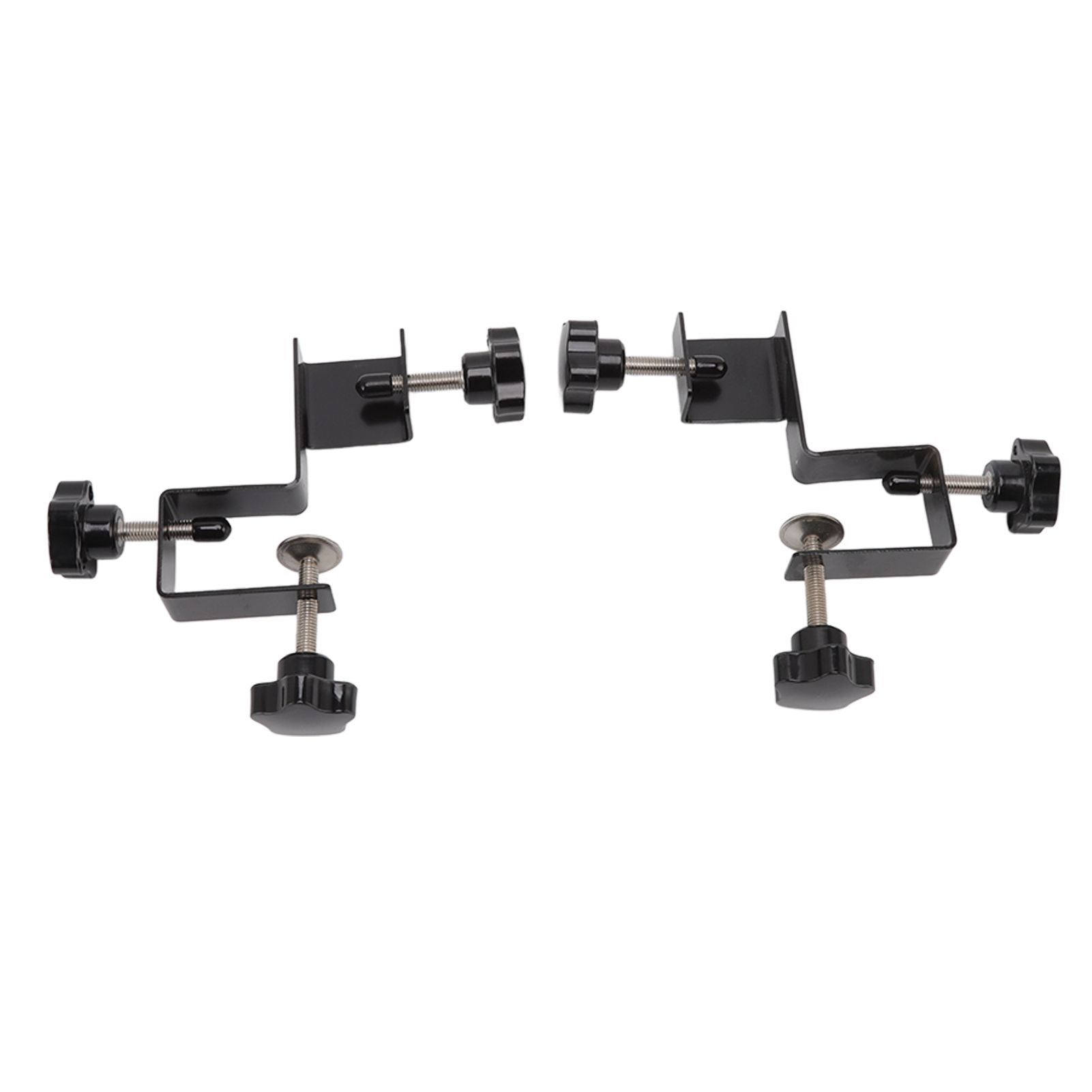 2 PCS Cabinet Drawer Installation Clamps Left Right Side Drawer Jig Rocker Arm Cabinet Front Drawer Woodworking Clamps Black