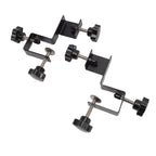 2 PCS Cabinet Drawer Installation Clamps Left Right Side Drawer Jig Rocker Arm Cabinet Front Drawer Woodworking Clamps Black