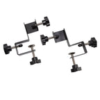 2 PCS Cabinet Drawer Installation Clamps Left Right Side Drawer Jig Rocker Arm Cabinet Front Drawer Woodworking Clamps Black