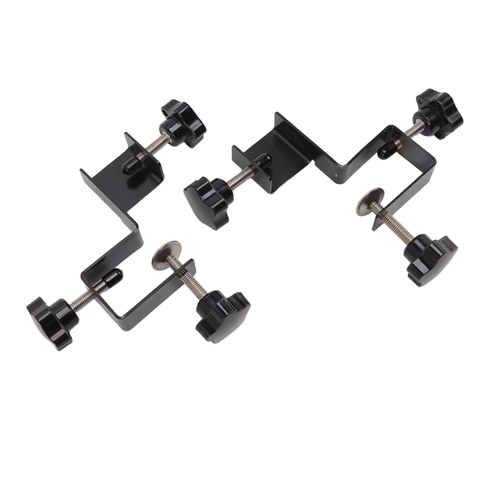 2 PCS Cabinet Drawer Installation Clamps Left Right Side Drawer Jig Rocker Arm Cabinet Front Drawer Woodworking Clamps Black