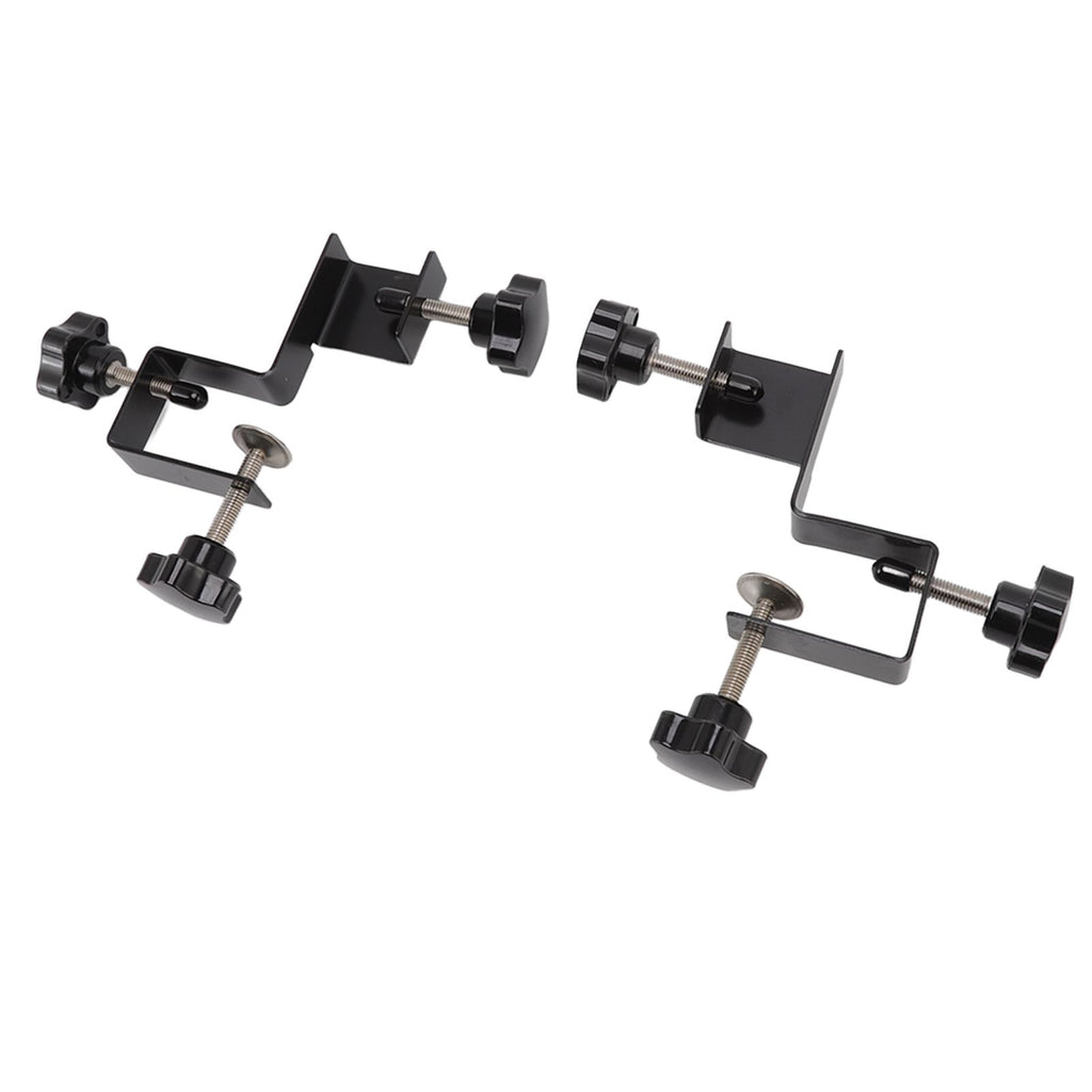 2 PCS Cabinet Drawer Installation Clamps Left Right Side Drawer Jig Rocker Arm Cabinet Front Drawer Woodworking Clamps Black