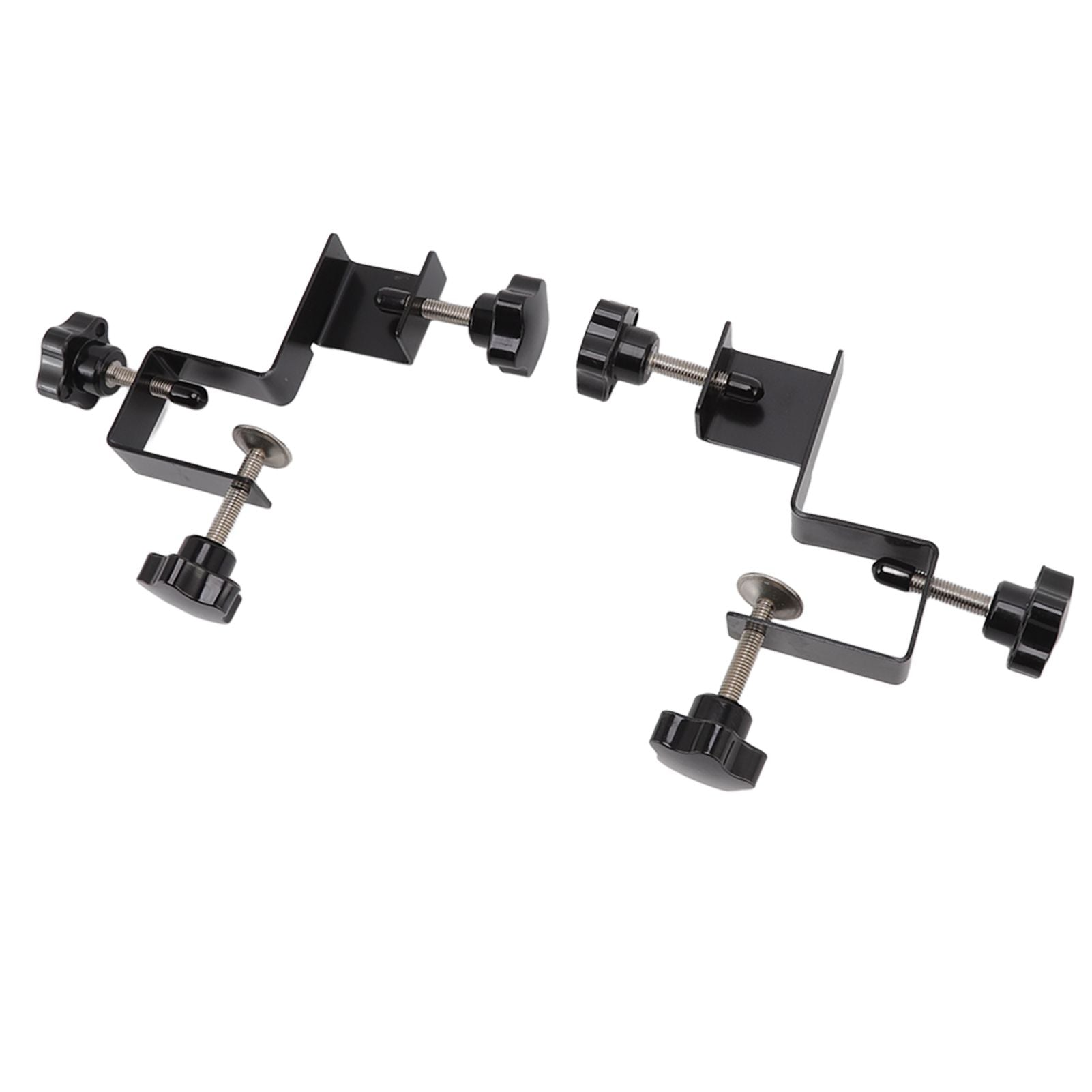 2 PCS Cabinet Drawer Installation Clamps Left Right Side Drawer Jig Rocker Arm Cabinet Front Drawer Woodworking Clamps Black