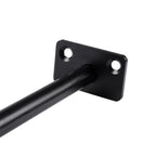 4 PCS Hidden Floating Shelf Bracket Round Wall Mount Shelf Supports Invisible Fixed Floating Holder A 01 2 Holes Black 150mm