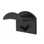 10PCS Adhesive Hat Hooks Modern Minimalist Strong Transparent Adhesive Hat Rack for Wall Black