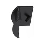 10PCS Adhesive Hat Hooks Modern Minimalist Strong Transparent Adhesive Hat Rack for Wall Black