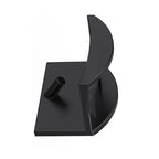 10PCS Adhesive Hat Hooks Modern Minimalist Strong Transparent Adhesive Hat Rack for Wall Black