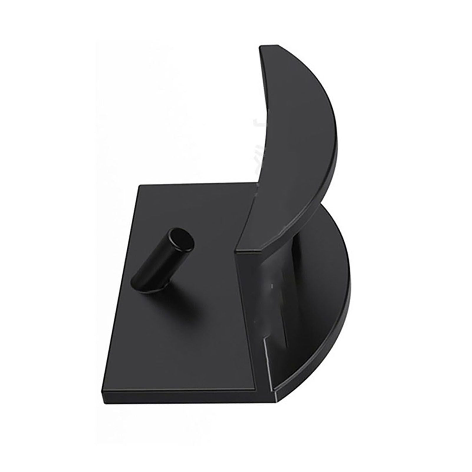 10PCS Adhesive Hat Hooks Modern Minimalist Strong Transparent Adhesive Hat Rack for Wall Black