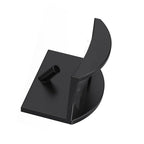 10PCS Adhesive Hat Hooks Modern Minimalist Strong Transparent Adhesive Hat Rack for Wall Black