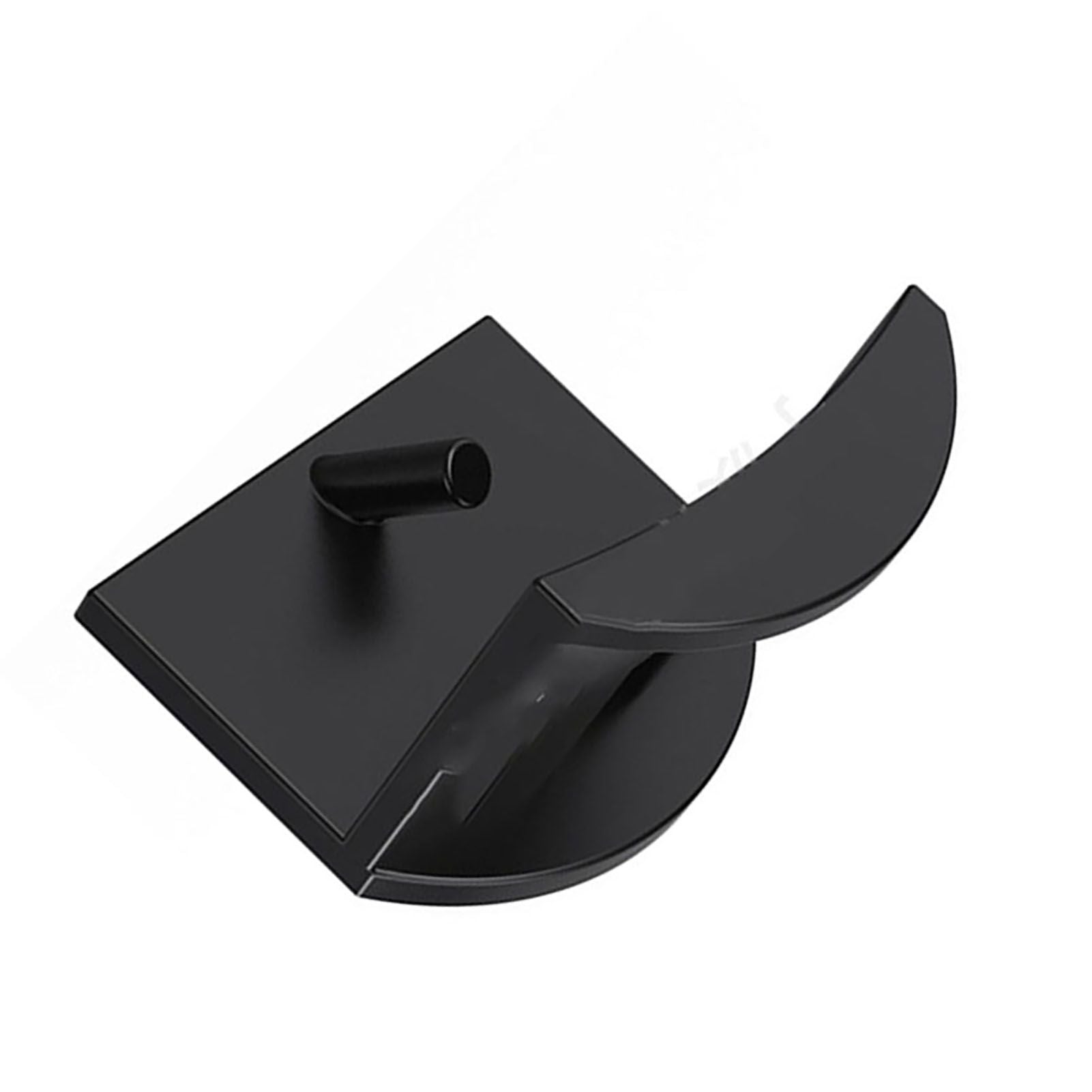 10PCS Adhesive Hat Hooks Modern Minimalist Strong Transparent Adhesive Hat Rack for Wall Black