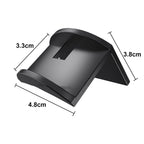 10PCS Adhesive Hat Hooks Modern Minimalist Strong Transparent Adhesive Hat Rack for Wall Black