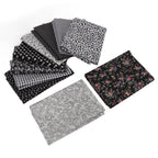 Craft Fabric Soft Prevent Pilling Printing Cuttable Cotton DIY Sewing Fabric Cloth for Quilting Scrapbooking 10 Colors