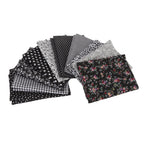 Craft Fabric Soft Prevent Pilling Printing Cuttable Cotton DIY Sewing Fabric Cloth for Quilting Scrapbooking 10 Colors