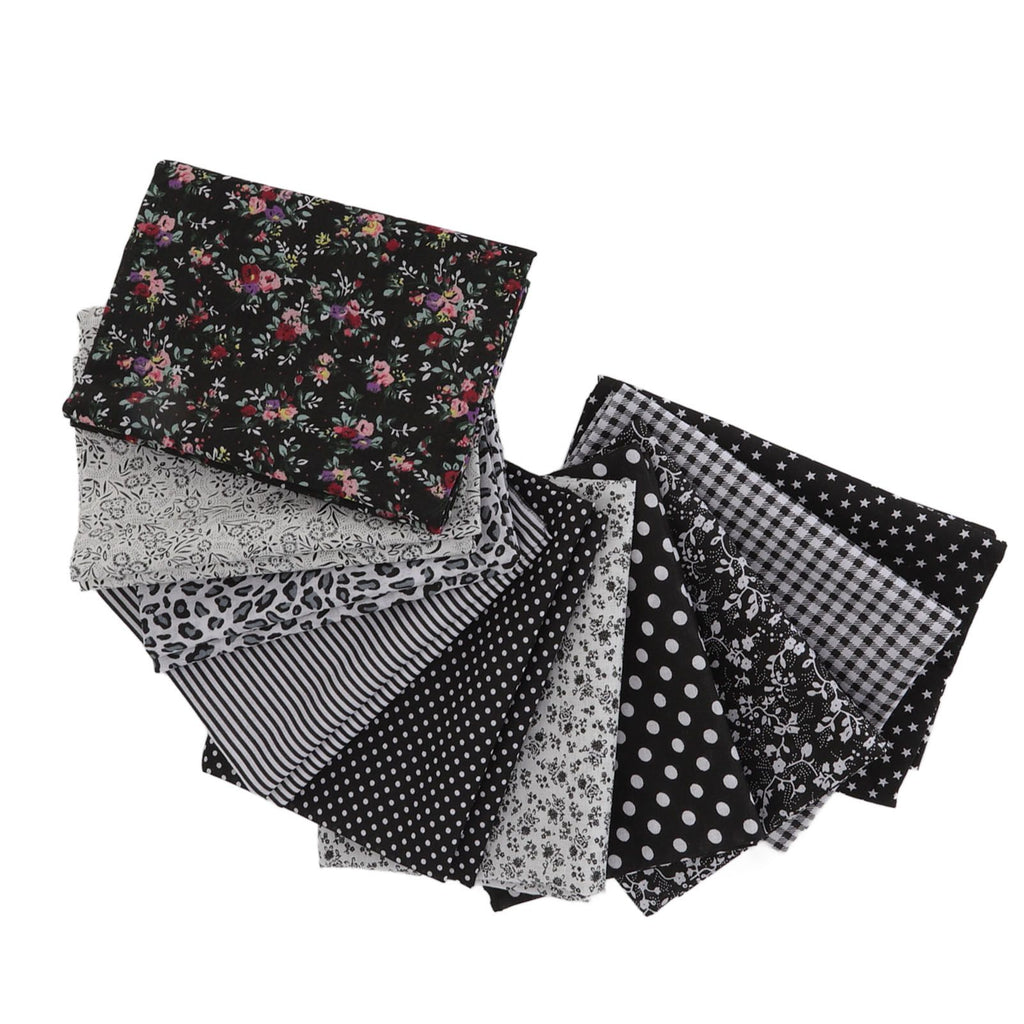 Craft Fabric Soft Prevent Pilling Printing Cuttable Cotton DIY Sewing Fabric Cloth for Quilting Scrapbooking 10 Colors