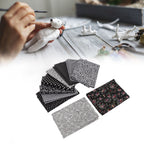 Craft Fabric Soft Prevent Pilling Printing Cuttable Cotton DIY Sewing Fabric Cloth for Quilting Scrapbooking 10 Colors