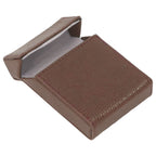 Men Cigarette Case for 20pcs Medium Cigarettes Box Lizard Stripe Portable Cigarette Case Coffee