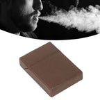 Men Cigarette Case for 20pcs Medium Cigarettes Box Lizard Stripe Portable Cigarette Case Coffee